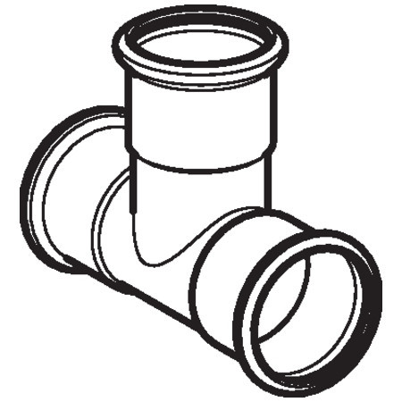GEBERIT T-STUK      28MM