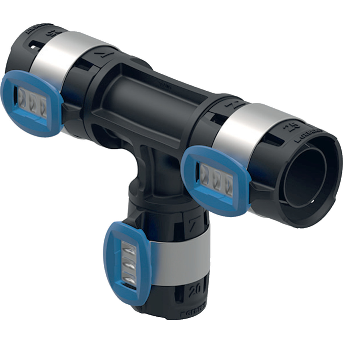 GEBERIT T-STUK PPSU 25X16X16