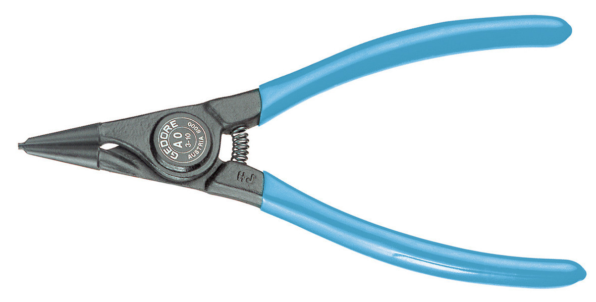 Gedore 8000 A 0 - A 4 8000 A 0 tang voor buitenspannende borgringen, recht, 3-10 MM