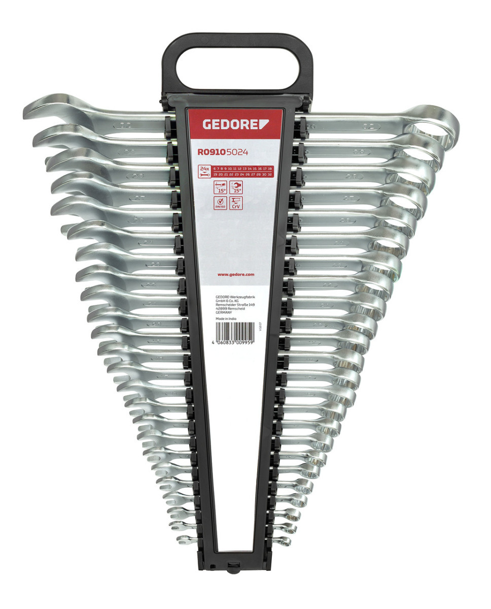 Gedore R0910xxxx R09105024 Ringsteeksleutelset SW 6-32 MM 24-DLG
