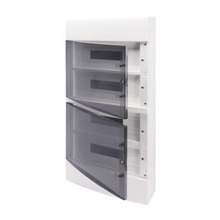 Gewiss 40 CD-serie Kunststof Opbouwkast met din rail en klemmenblokken- met transparante