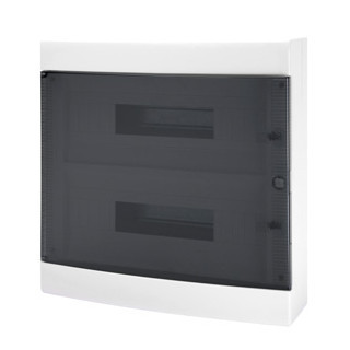 Gewiss 40 CD-serie Kunststof Opbouwkast met din rail en klemmenblokken- met transparante