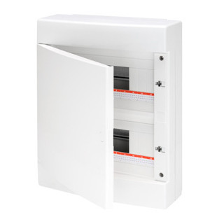 Gewiss 40 CD-serie Kunststof Opbouwkast met din rail en klemmenblokken- met dichte deur -