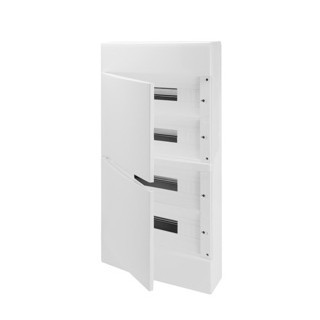 Gewiss 40 CD-serie Kunststof Opbouwkast met din rail en klemmenblokken- met dichte deur -