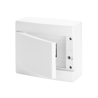 Gewiss 40 CD-serie Kunststof Opbouwkast met din rail - met dichte deur - wanden glad - 12