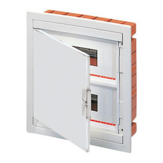 Gewiss 40 CDI-serie Inbouwkast - met blanco deur - voorgemonteerd met klemmenblokbehuzing