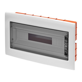 Gewiss 40 CDI-serie Inbouwkast Met transparante deur met rookglas 18 module ip40
