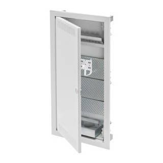 Gewiss 40 CDI-serie Multimediakast Voor gipsplaat muren - 48 module - metalen deur