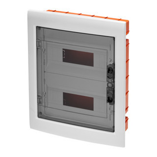 Gewiss 40 CDI-serie Verdeelkast Met transparante deur met rookglas (12x2) 24 module ip40