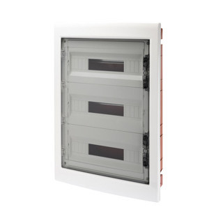 Gewiss 40 CDI-serie Verdeelkast Met transparante deur met rookglas (18x3) 54 module ip40