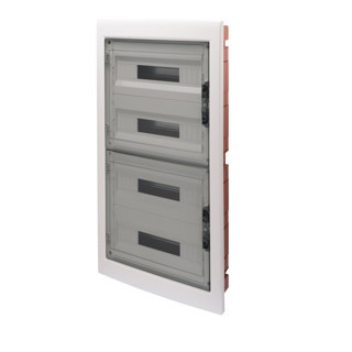 Gewiss 40 CDI-serie Verdeelkast Met transparante deur met rookglas (18x4) 72 module ip40