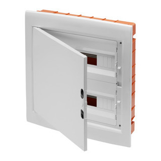 Gewiss 40 CDI-serie Verdeelkast - paneel met venster en uittrekbaar frame - blanco deur -