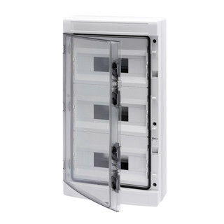 Gewiss 40 CD-serie Kunststof Opbouwkast met din rail - met transparant deurtje - wanden G