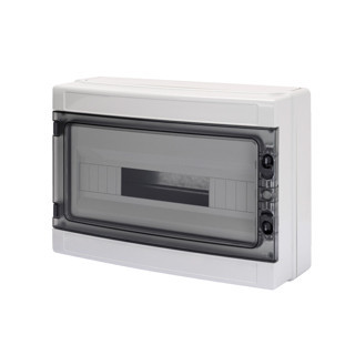 Gewiss 40 CD-serie Kunststof Opbouwkast met din rail - met transparant deurtje - wanden G