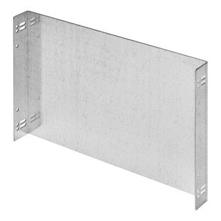 Gewiss 46-serie Blanco Staalplaat - 2 module hoog - 24 module