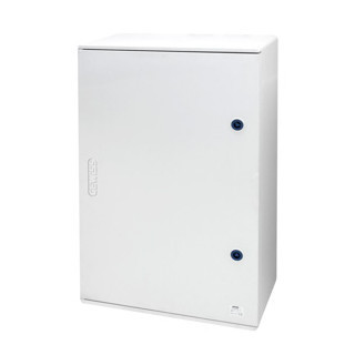 Gewiss 46-serie Polyester Kast met dichte grijze deur voorzien van slot - BXHXD 800x10