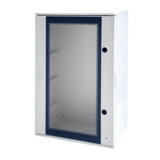 Gewiss 46-serie Polyester Kast met transparante deur voorzien van slot - BXHXD - 800x1