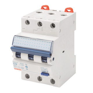 Gewiss 90-serie aardlekschakelaars Aardlekautomaat 3P C-kar 13a 30ma type-A 6ka 3 module - serie MDC60