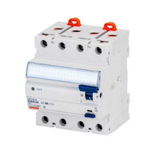 Gewiss 90-serie aardlekschakelaars Aardlekschakelaar 4P 63a 30ma pulsbestendig B-type 4 module - serie id