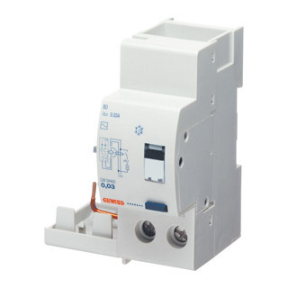 Gewiss 90-serie aardlekschakelaars Add-On aardlek element 2P 63a 1000ma type a[s] selectief 2 module
