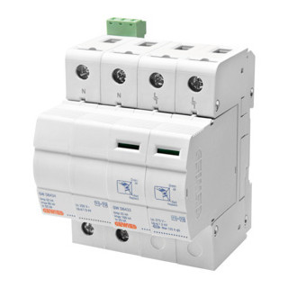 Gewiss 90 AM-serie LST - overspanningsbeveiliging - 1P+N 25ka - type 1+2 - 4 module