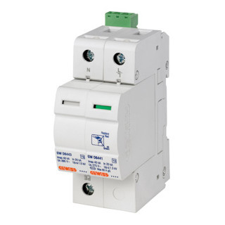 Gewiss 90 AM-serie LST - overspanningsbeveiliging - 1P+N 40ka - type 2 - 2 module