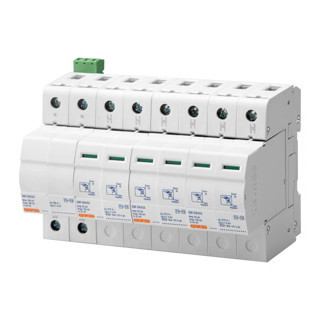Gewiss 90 AM-serie LST - overspanningsbeveiliging - 3P+N 25ka - type 1+2 - 8 module