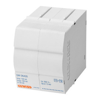 Gewiss 90 AM-serie LST - uitneembaar reservepatroon - neutraal 50ka - type 1+2