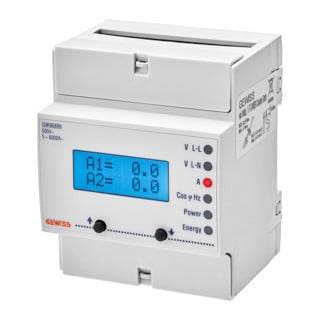 Gewiss 90 AM-serie Netwerkanalysator - 4 module