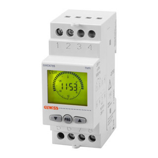 Gewiss 90 AM-serie Astronomische Schakelaar - vereenvoudigde programmering - laadreserve