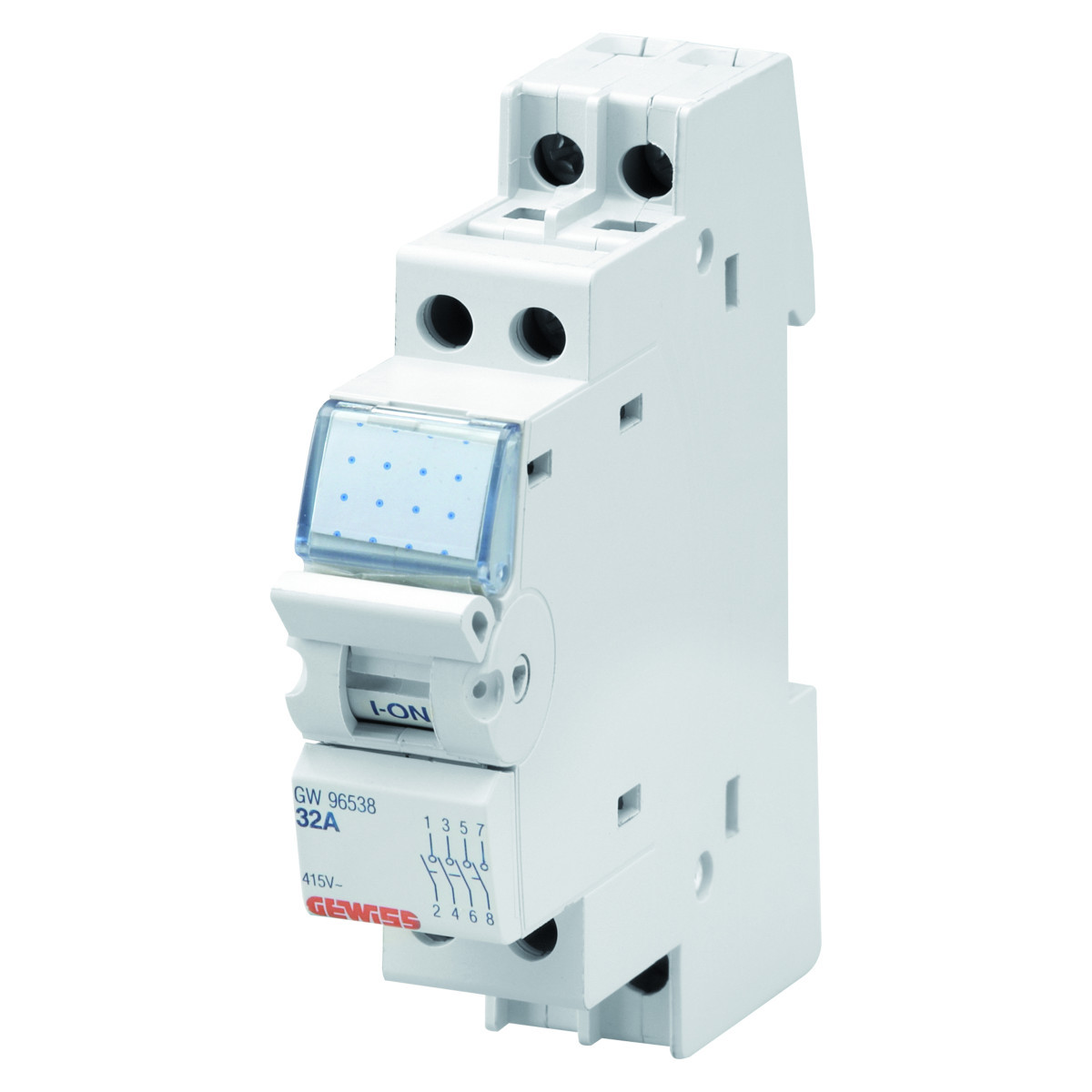 Gewiss 90 AM-serie Compacte Lastscheiderschakelaar - 16 A 4P 250-415 V - 1 module