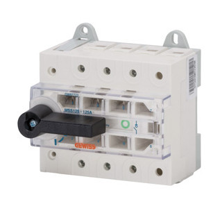 Gewiss 90 AM-serie Hoofdschakelaar - MSS 125 - 3P 125a 400 V - 6 module