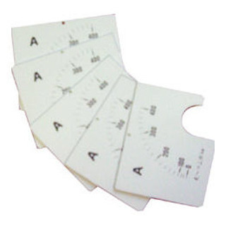 Gewiss 90 AM-serie Verwisselbare Schaal vooranalogeampèremeter - volledige schaal 150a