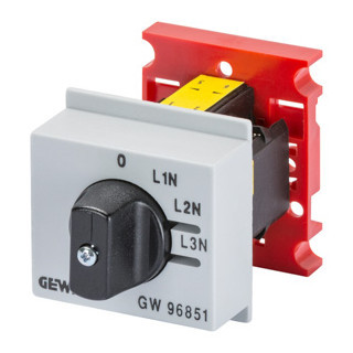 Gewiss 90 AM-serie Voltmeterregelaar - 4 standen faseneutraal - 3 module