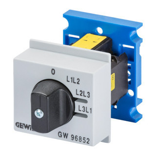 Gewiss 90 AM-serie Voltmeterregelaar - 4 standen faseneutraal - 3 module
