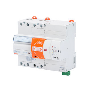 Gewiss 90 ReStart-serie Restart Met autotest pro - gecombineerd met aardlekschakelaars - 4-pol