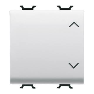 Gewiss CHORUSMART Driewegschakelaar 1P 250 vac - 10 ax - neutraal - symbool op-neer - 2