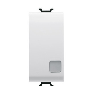 Gewiss CHORUSMART Drukknop 1P 250 vac - no 16 a verlichtbaar - met vervangbare neutrale