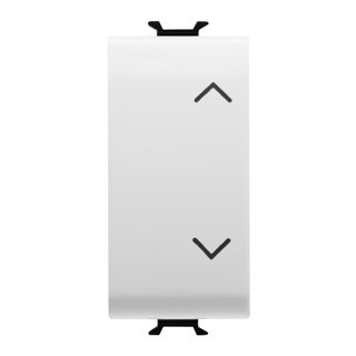 Gewiss CHORUSMART Drukknop 1P 250 vac - no+no 10 a - met vergrendeling -symbool: op-neer