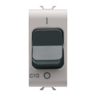 Gewiss CHORUSMART - Huishoudelijke serie Chorusmart Installatieautomaat 1P C10 3ka 230V ac1m beige