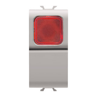Gewiss CHORUSMART P-Button, 1M 1P no 16a red lamp, beige