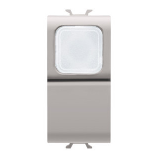Gewiss CHORUSMART P-Button 1M 1P no 16a transp lamp, beige