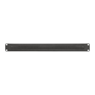 Gewiss DATA CENTER-serie 19" Kabelbeheerpaneel - met borstels - 1u - zwart