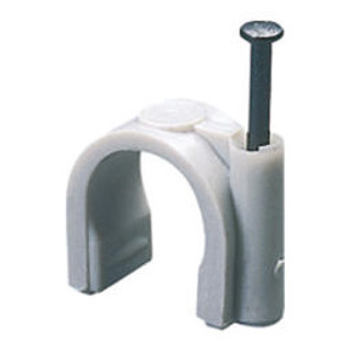 Gewiss GW FIT Schokbestendig Polymeer clip met pin van gehard staal - Ø 7-8 MM - wit