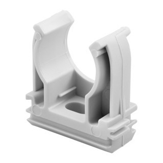 Gewiss GW FIT Schokbestendige Polymeer klikzadel - voor externe buizen Ø 16 MM - gri