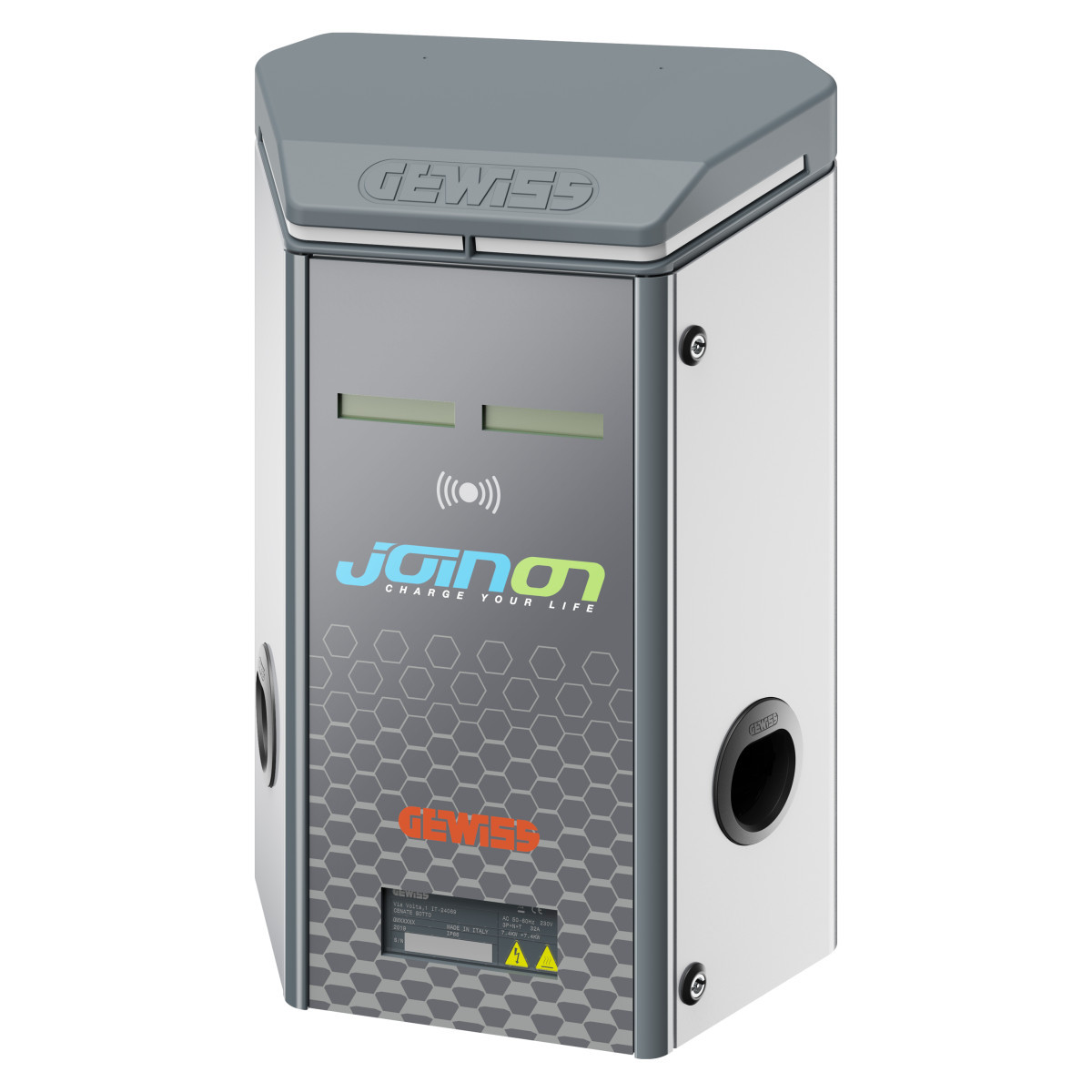 Gewiss I-ON Joinon - opbouwlaadstation cloud - kit ethernet+modem - 11 KW-11 KW -