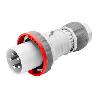 Gewiss IEC 309 HP-serie Cee Contactstop 3p+n+a 63a 440/460V 60HZ - rood - 11H - stekker recht