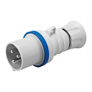 Gewiss IEC 309 HP-serie Cee Contactstop 2p+a 16a 200/250V 50/60HZ - blauw - 6H - stekker recht