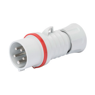 Gewiss IEC 309 HP-serie Cee Contactstop 3p+n+a 16a 380/415V 50/60HZ - rood - 6H - stekker rech
