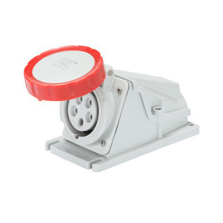 Gewiss IEC 309 HP-serie Cee Wandcontactdoos 3p+n+a 32a 380/415V 50/60HZ - rood - 6H - opbouw H